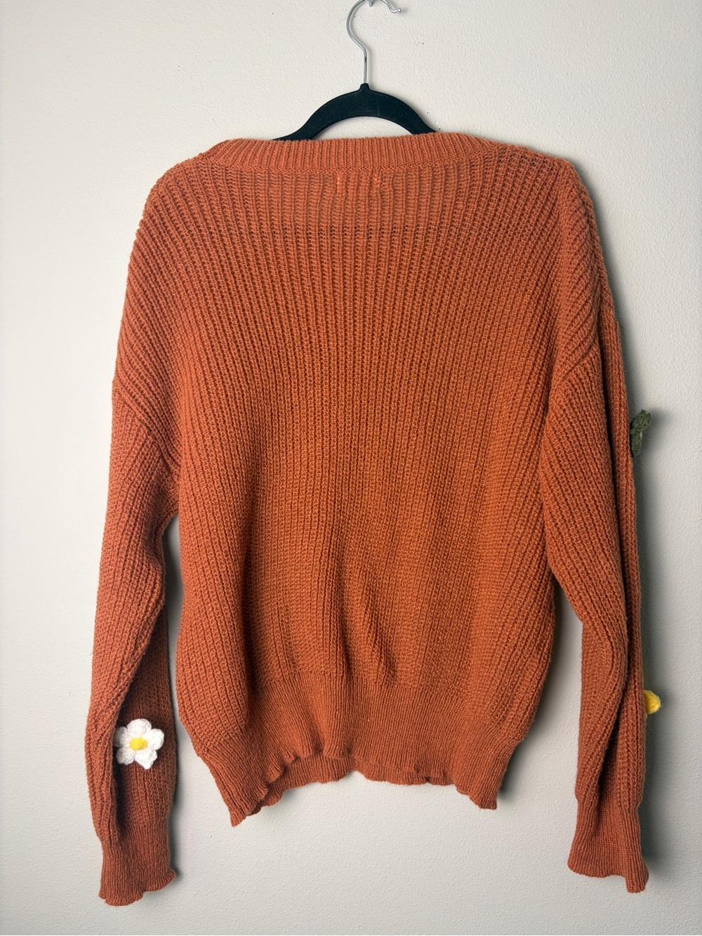 BiBi Rust Fall Crew Neck Sweater Size L - Picture 2 of 6